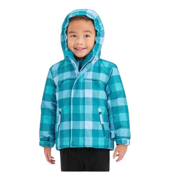 Cat & Jack Infant Kids Zip-Up Winter Puffer Windbreaker 3-In-1 Jacket - Picture 1 of 9